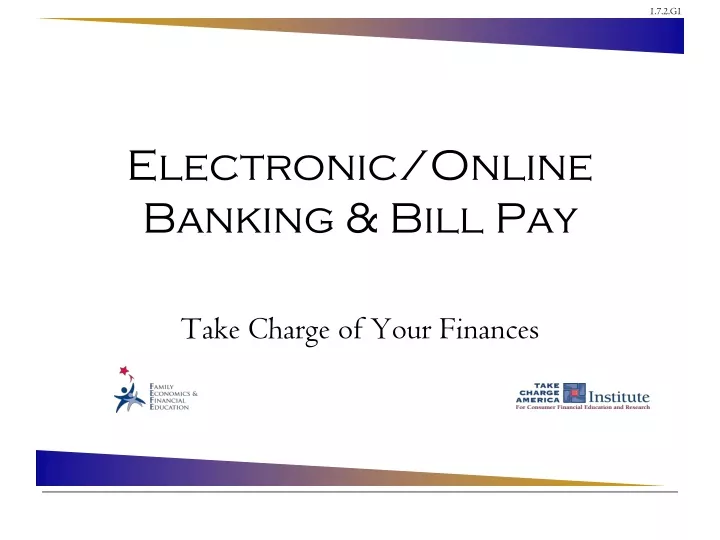 electronic online banking bill pay