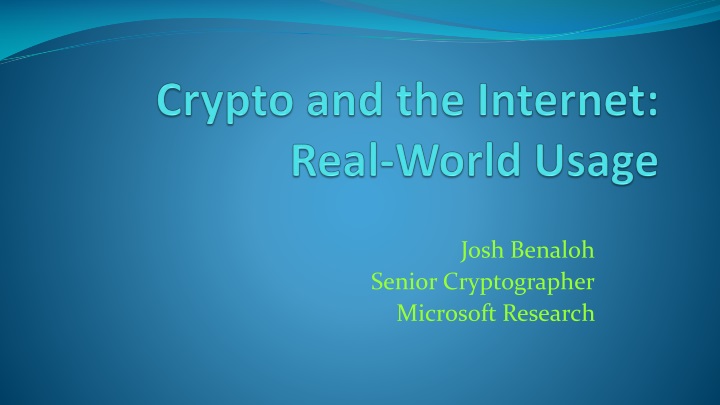 crypto and the internet real world usage