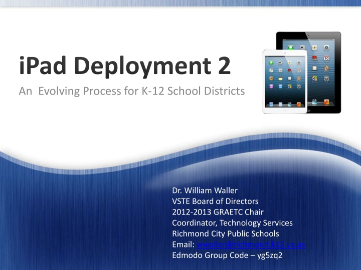 ipad deployment 2