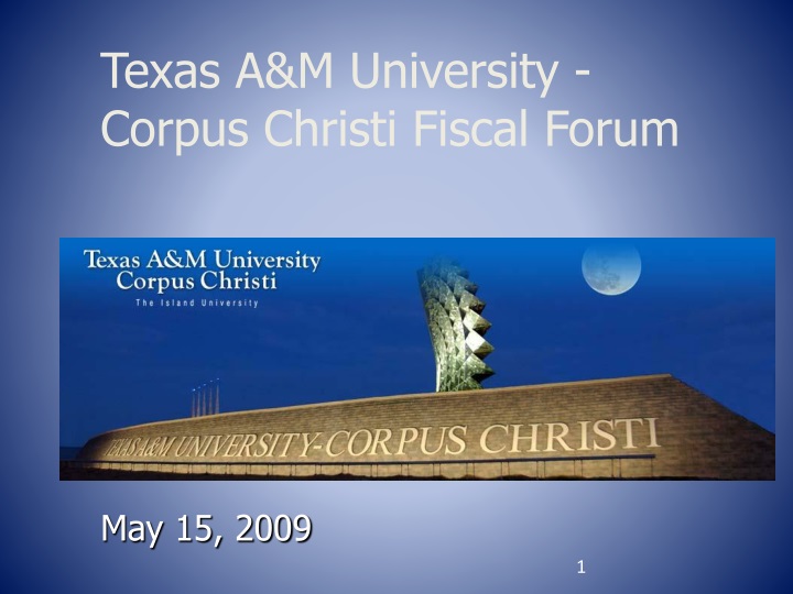 texas a m university corpus christi fiscal forum