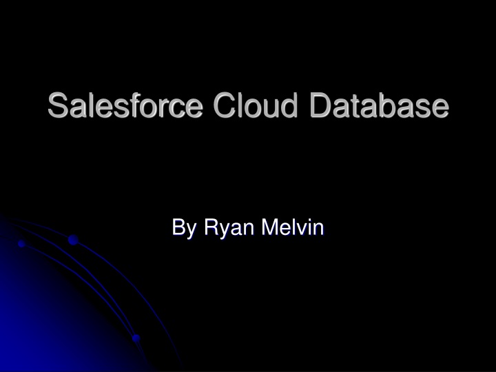 salesforce cloud database
