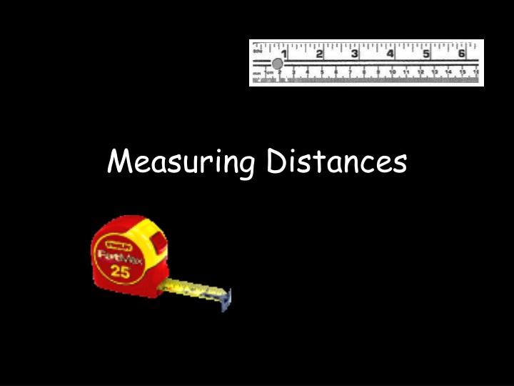 measuring distances