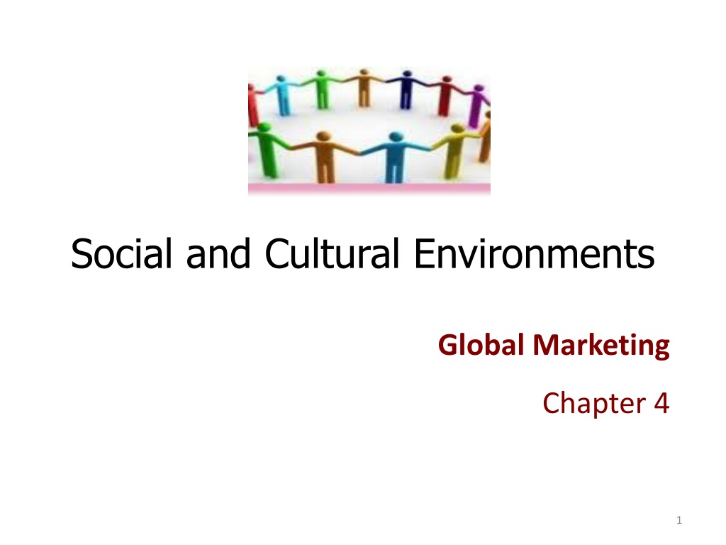 PPT - Social and Cultural Environments PowerPoint Presentation, free ...