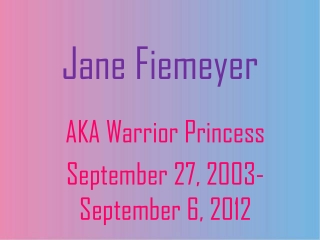 Jane Fiemeyer