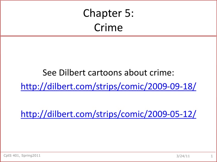 chapter 5 crime