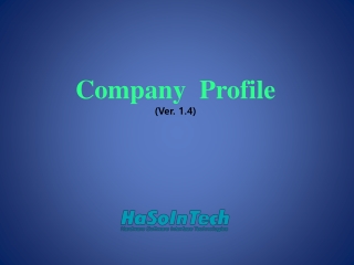 Company Profile (Ver. 1.4)