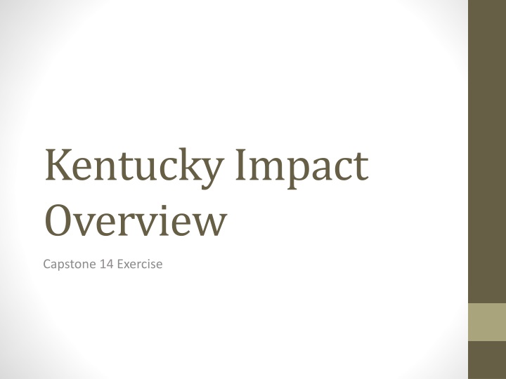 kentucky impact overview