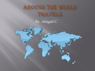 Around the world travels