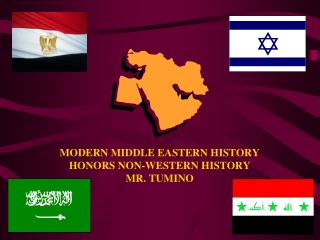 MODERN MIDDLE EASTERN HISTORY HONORS NON-WESTERN HISTORY MR. TUMINO