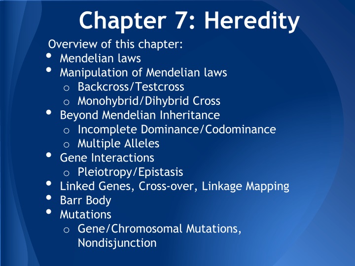 chapter 7 heredity