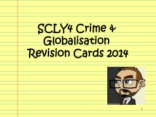 SCLY4 Crime &amp; Globalisation Revision Cards 2014
