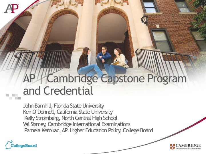 ap cambridge capstone program and credential john