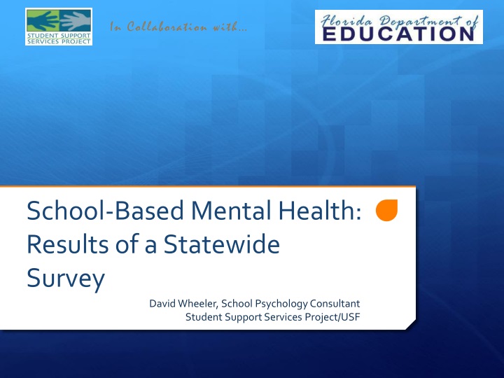 school based mental health results of a statewide survey