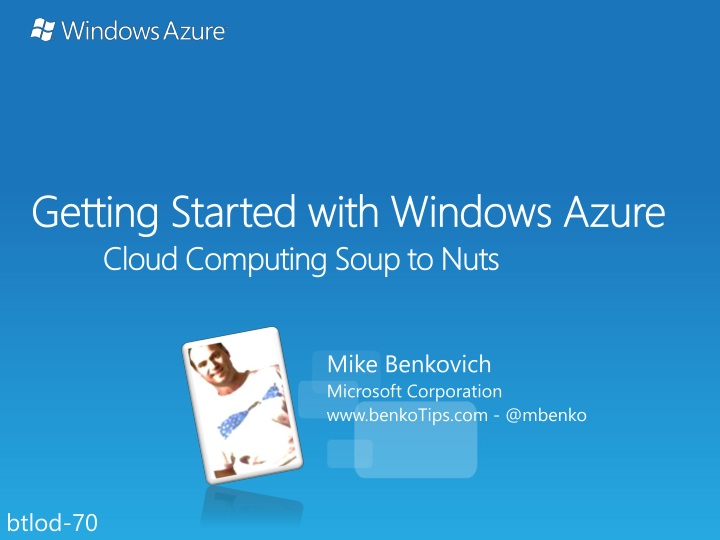 getting started with windows azure cloud computing soup to nuts