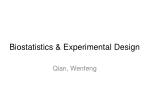 Biostatistics &amp; Experimental Design