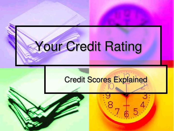 your credit rating