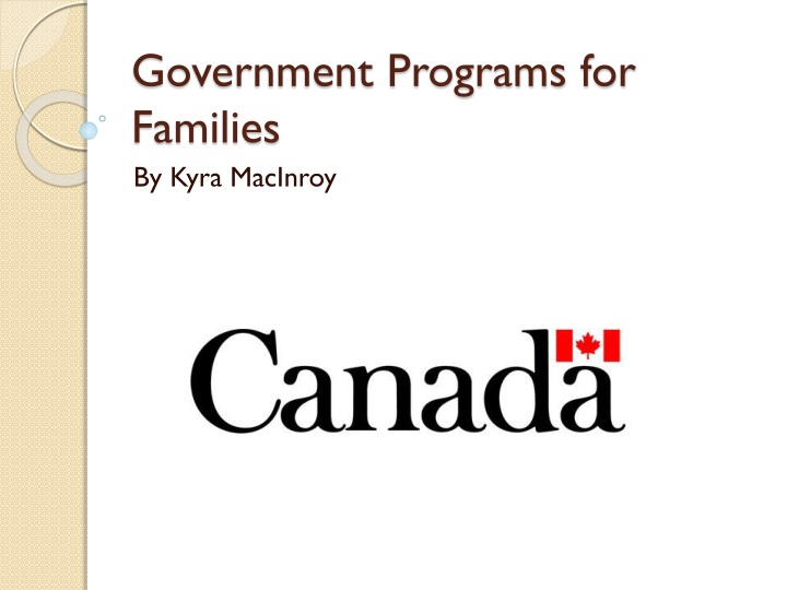 government programs for families