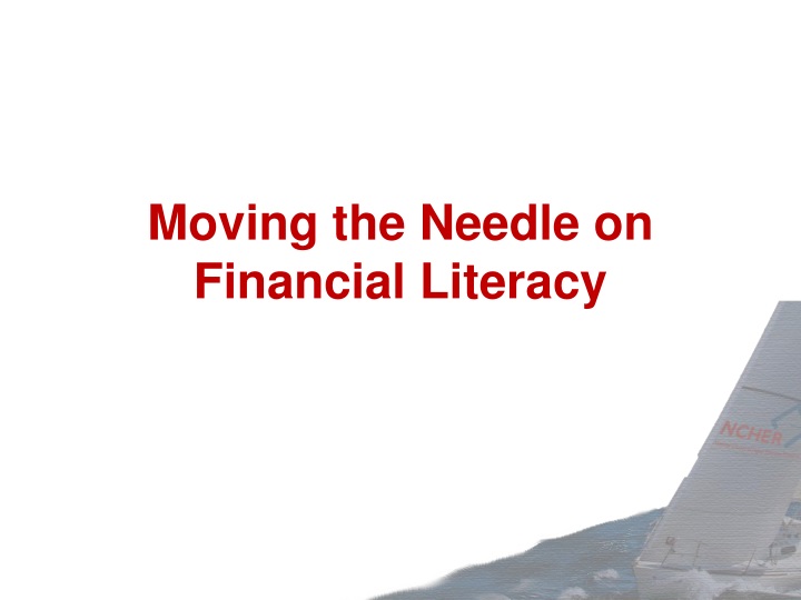 moving the needle on financial literacy