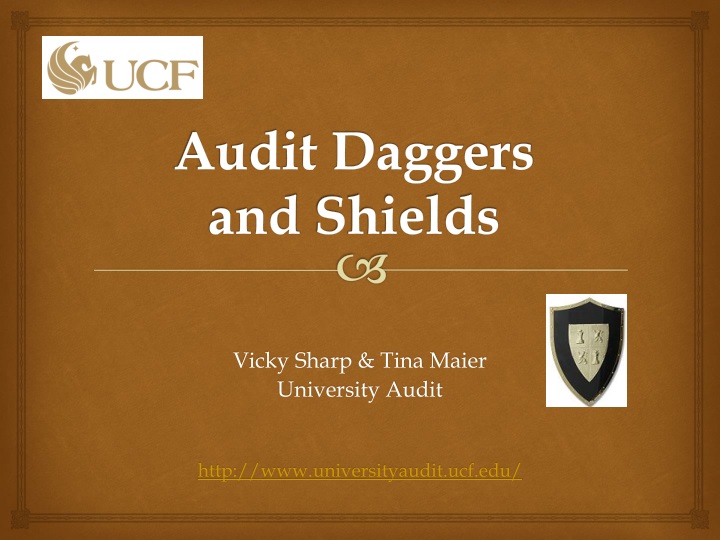 audit daggers and shields