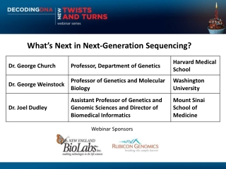 What’s Next in Next-Generation Sequencing?