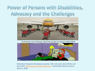 Power of Persons with Disabilities, Advocacy and the Challenges