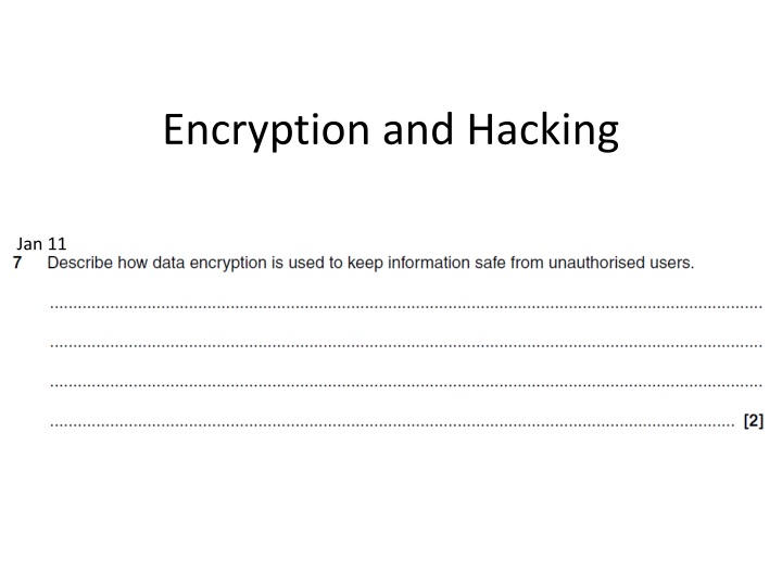 encryption and hacking
