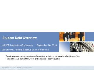 Student Debt Overview