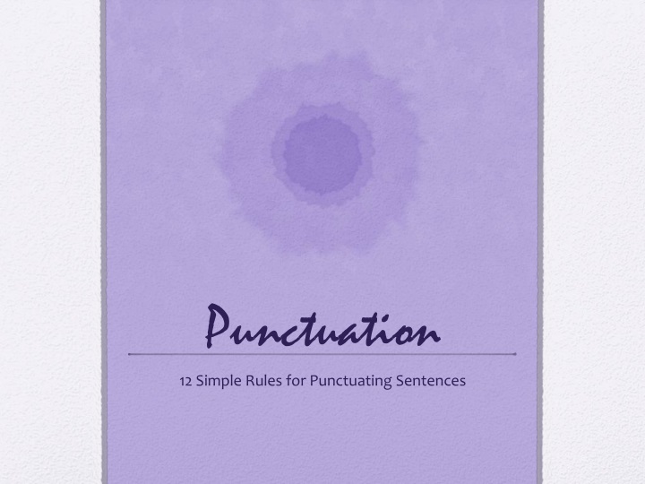 punctuation