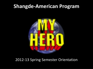 Shangde -American Program