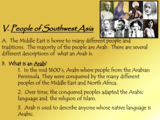 People of Southwest Asia