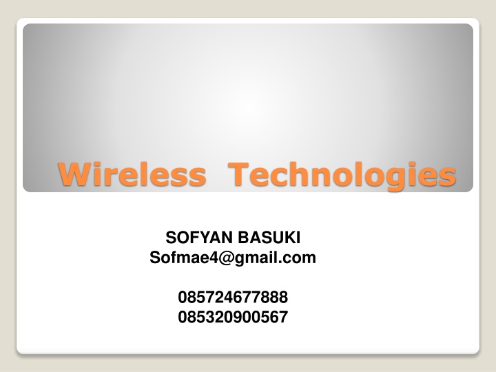 wireless technologies