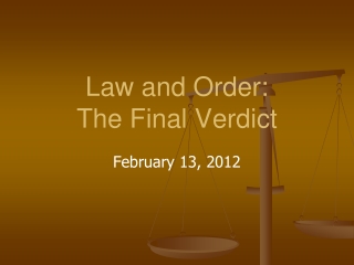 Law and Order: The Final Verdict