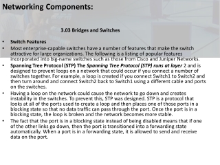 networking components