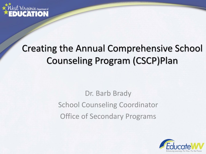 creating the annual comprehensive school counseling program cscp plan