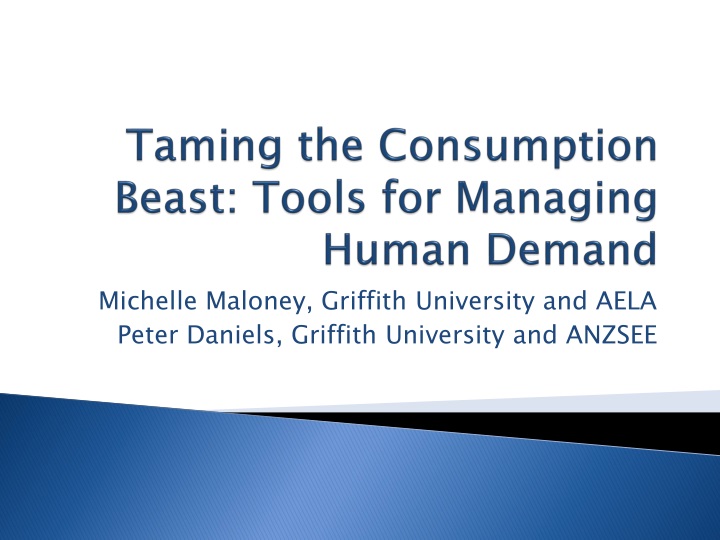 taming the consumption beast tools for managing human demand