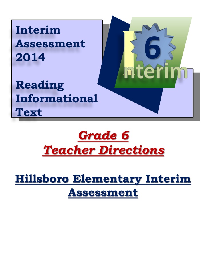 interim assessment 2014 reading informational text