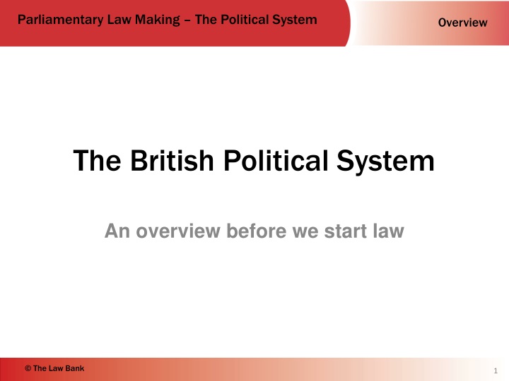 the british political system