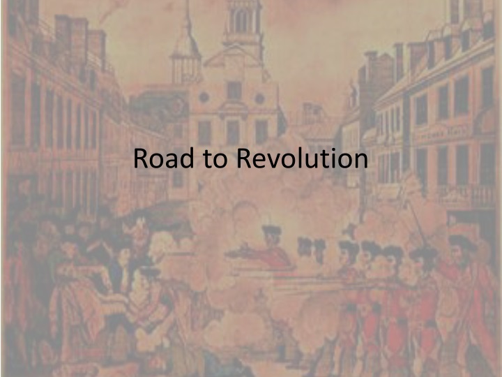 road to revolution