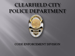 CLEARFIELD CITY Police Department