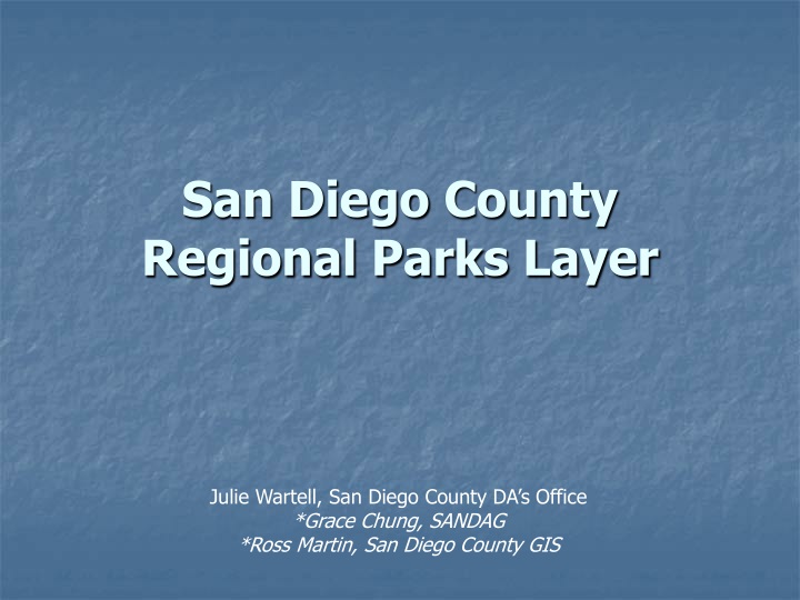 san diego county regional parks layer