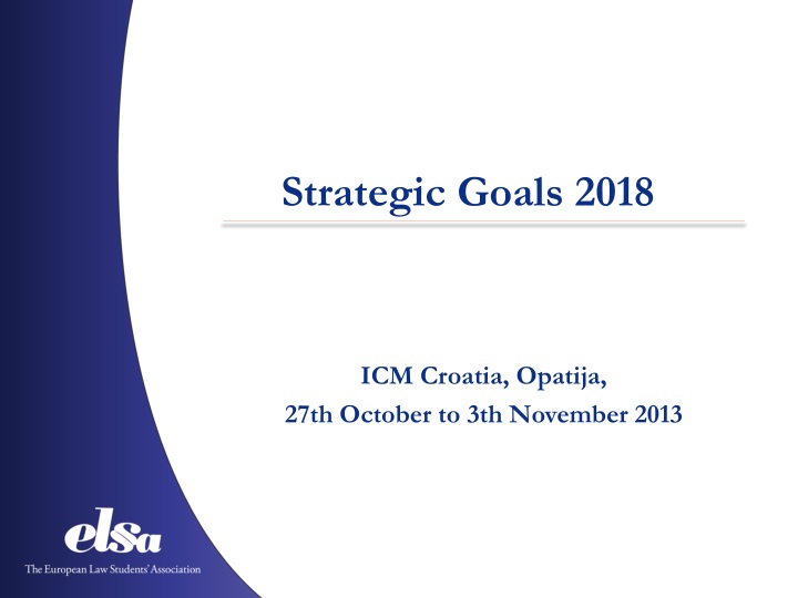 strategic goals 2018