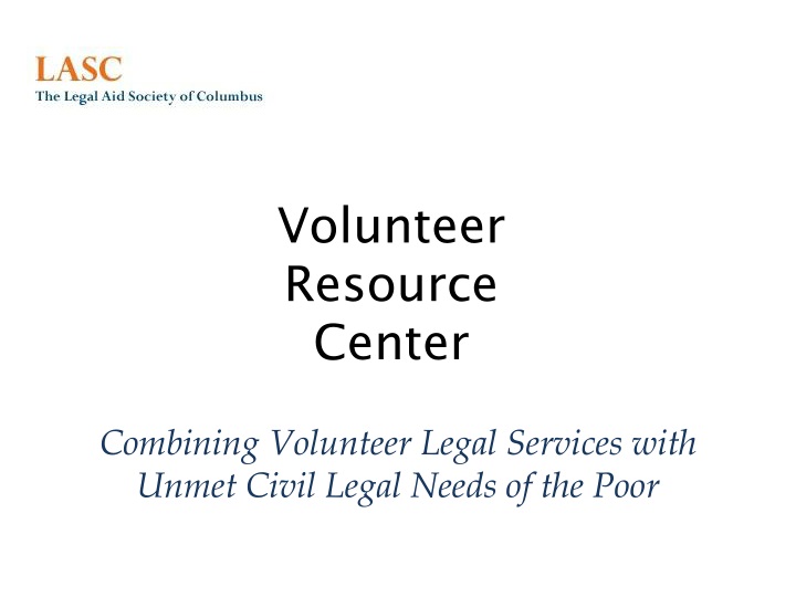 volunteer resource center