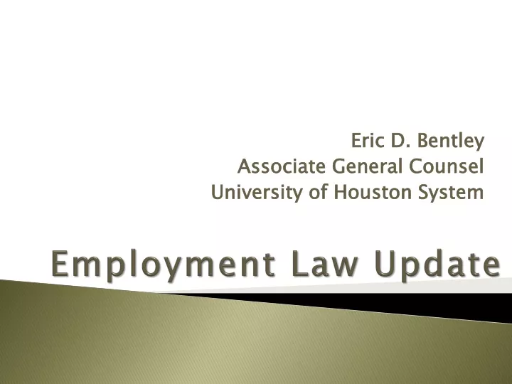 employment law update