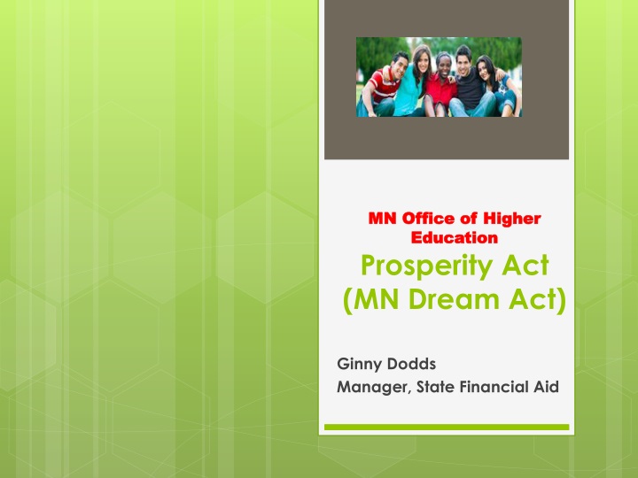 mn office of higher education prosperity act mn dream act