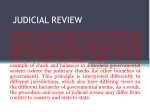 JUDICIAL REVIEW - slide 1