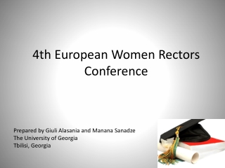 4th European Women Rectors Conference