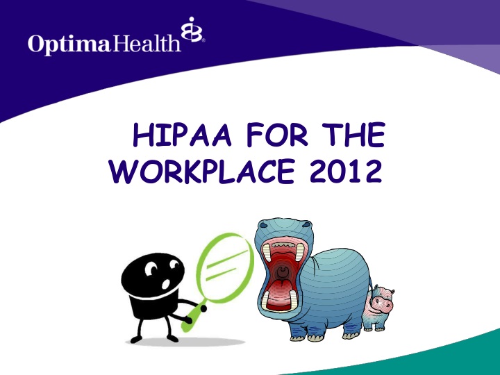 hipaa for the workplace 2012
