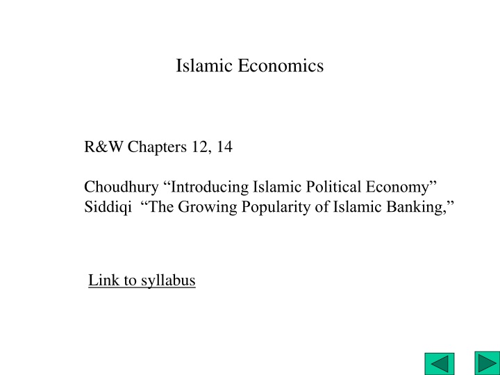 islamic economics