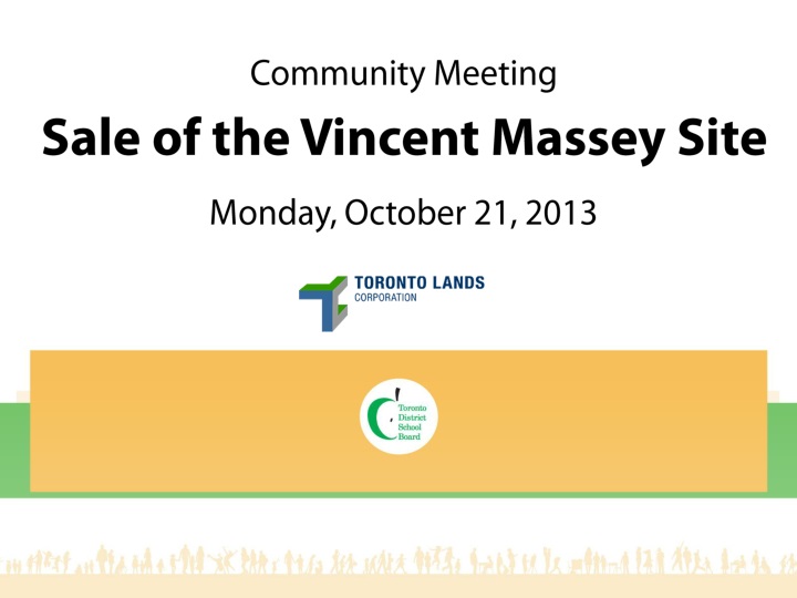 sale of the vincent massey site