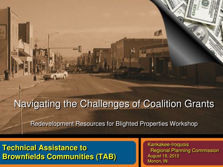 technical assistance to brownfields communities tab